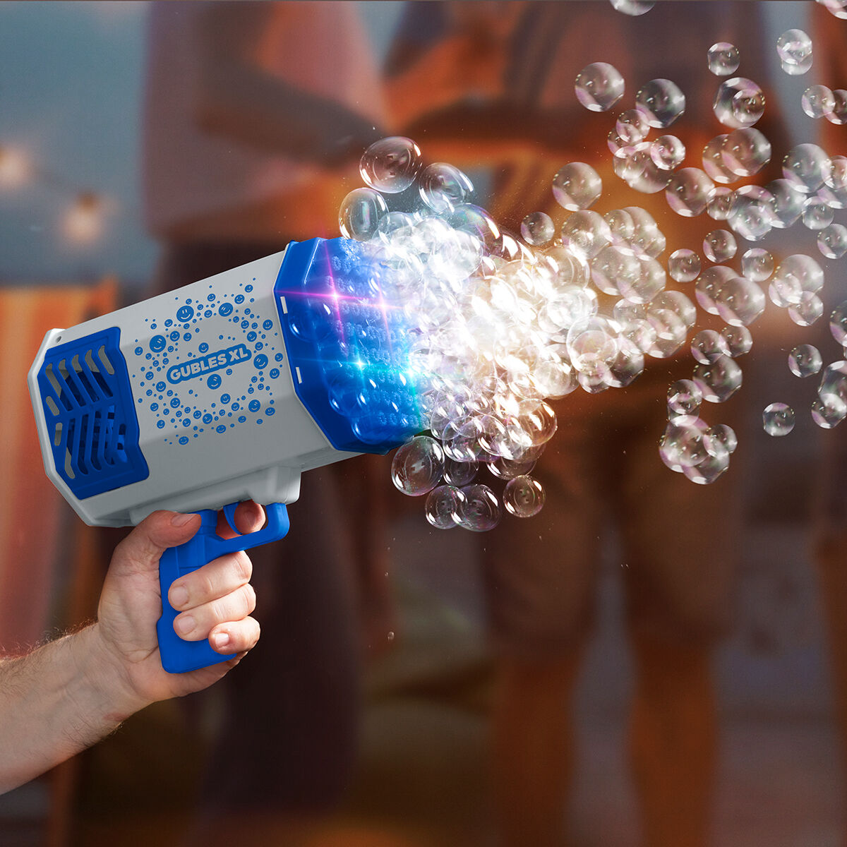 InnovaGoods Riesige Blasenpistole mit LED Gubles XL