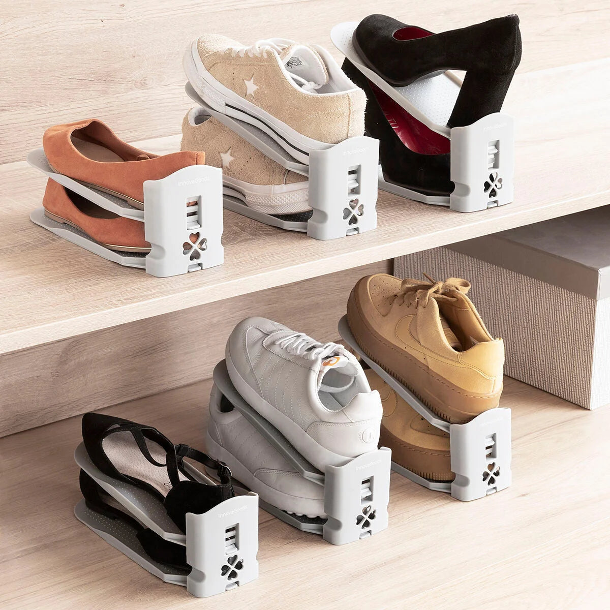 Sholzzer verstellbare Schuhhalter – 6 Stück
