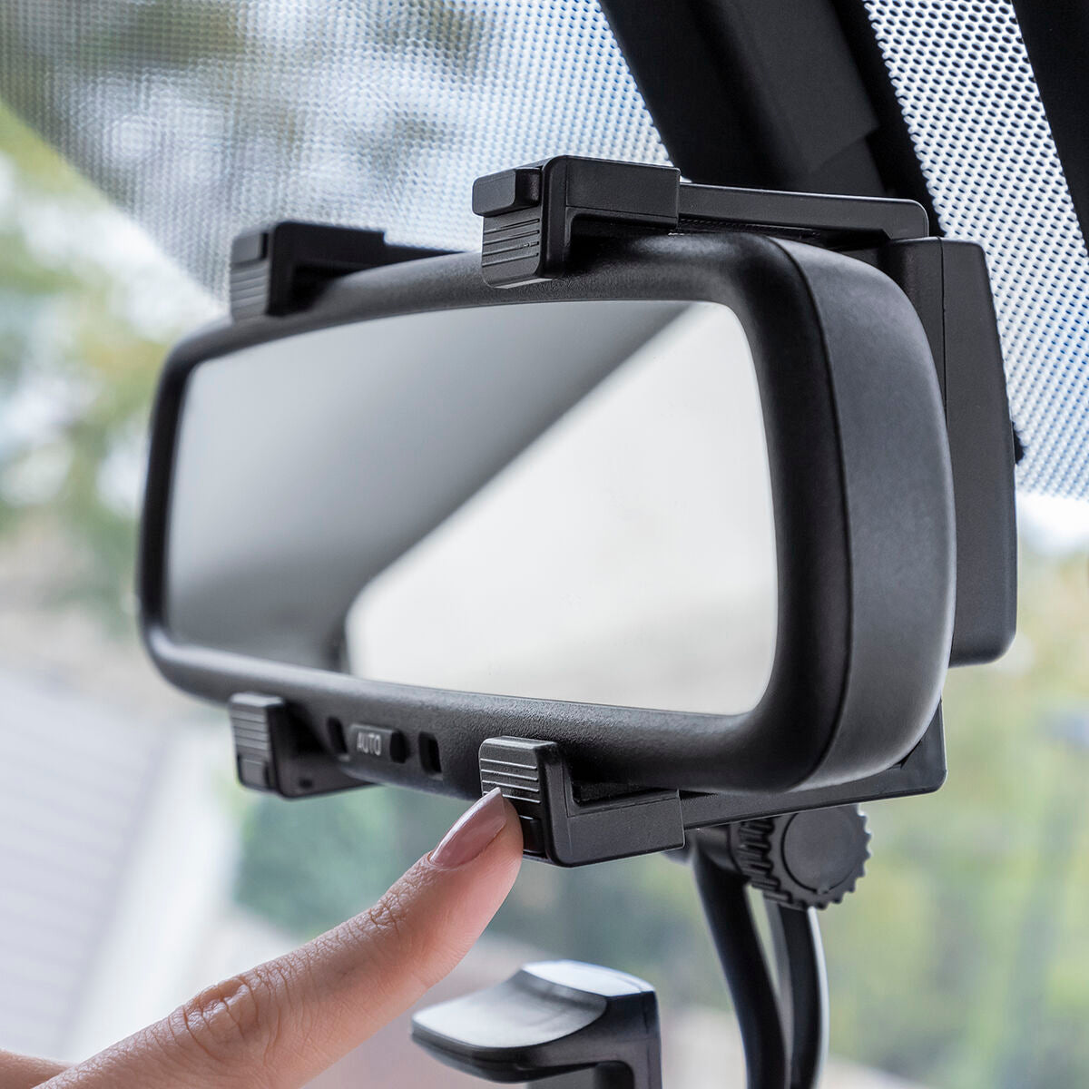 InnovaGoods Smartphone-Halter für Rückspiegel