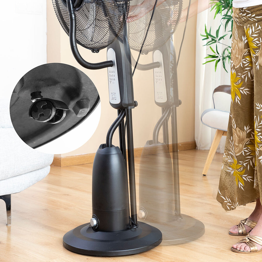 InnovaGoods Standventilator mit Nebelfunktion Schwarz - Home & Wohnen