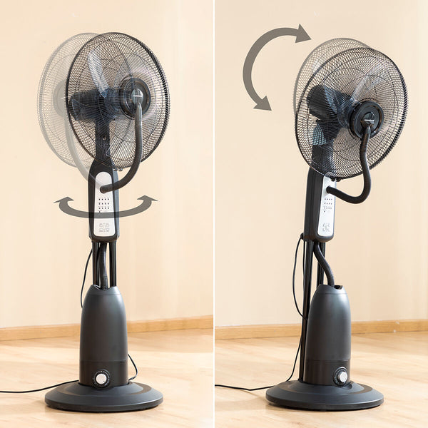 InnovaGoods Standventilator mit Nebelfunktion Schwarz - Home & Wohnen