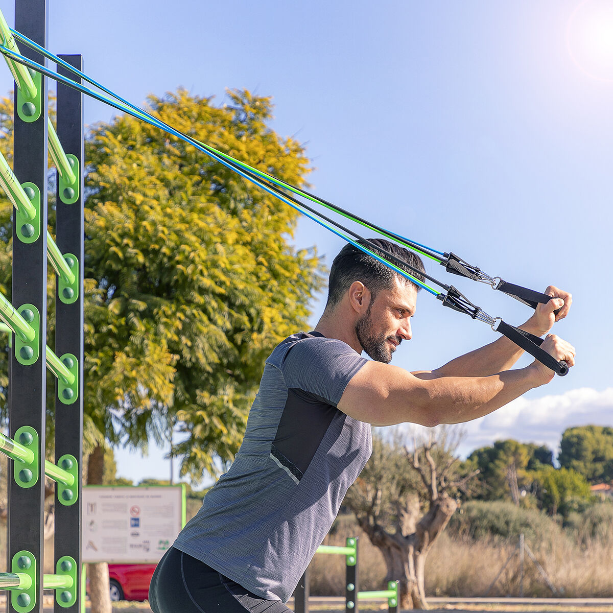 InnovaGoods Stretchbänder Set mit Übungsanleitung