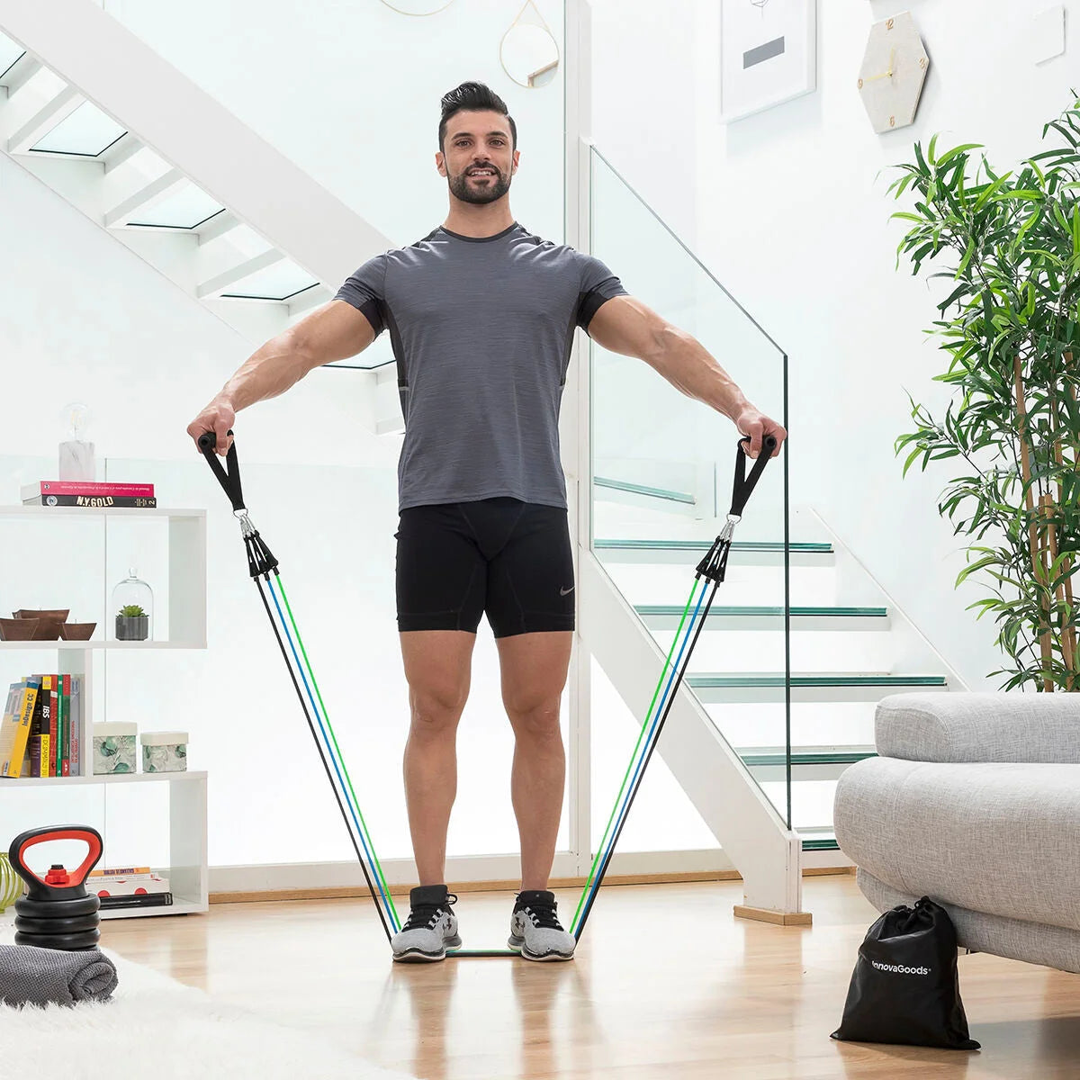 Tribainer Widerstandsbänder-Set – 3 Stärken – Produktansicht 4