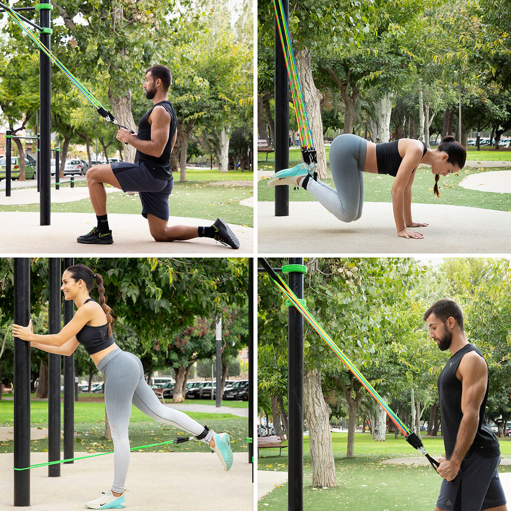 InnovaGoods Stretchbänder Set mit Übungsanleitung