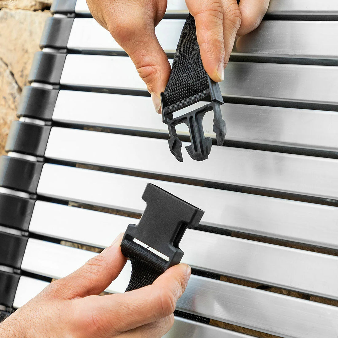 Teleskopische Leiter Ladescop32  3,2 m – Detailansicht 4