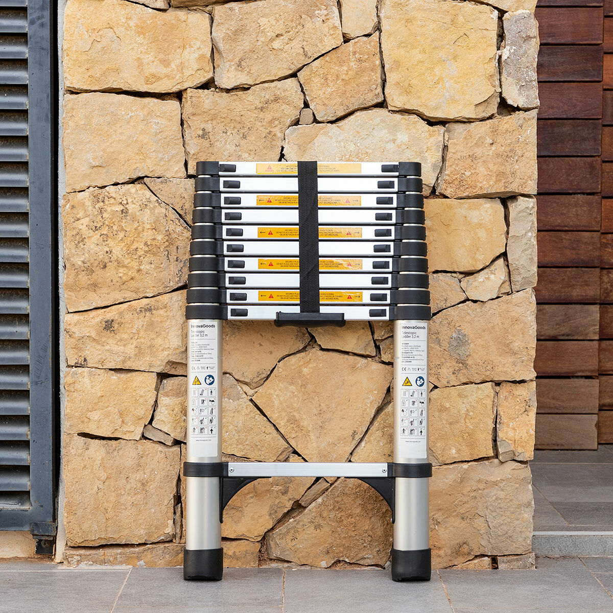 InnovaGoods Teleskopische Leiter Ladescop32 3,2 m