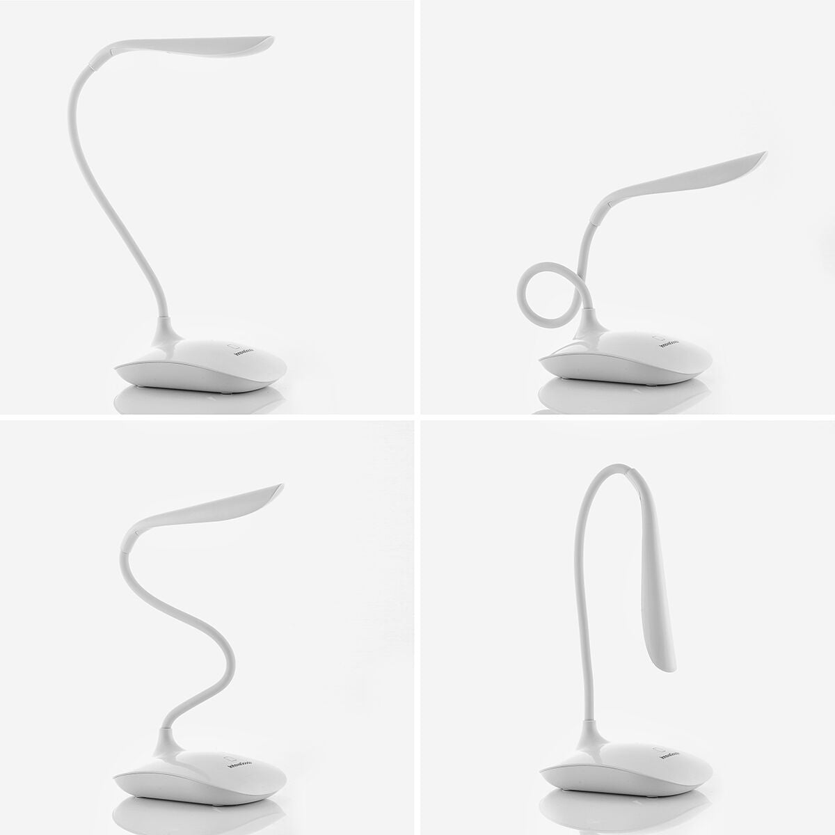 InnovaGoods Tischlampe – Wiederaufladbar Touch-LED Weiß