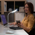 InnovaGoods Tischlampe – Wiederaufladbar Touch-LED Weiß