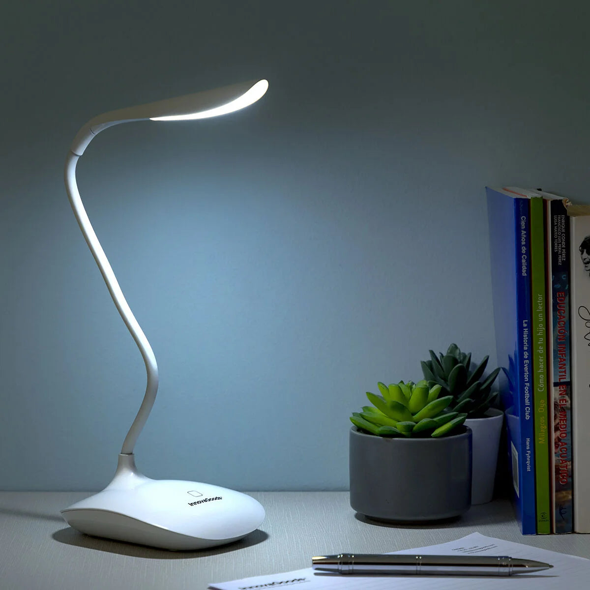 Wiederaufladbare Touch-LED-Tischlampe Lum2Go – Produktansicht 3