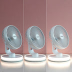 InnovaGoods Tischventilator mit Akku und LED - Home & Wohnen
