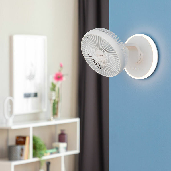 InnovaGoods Tischventilator mit Akku und LED - Home & Wohnen