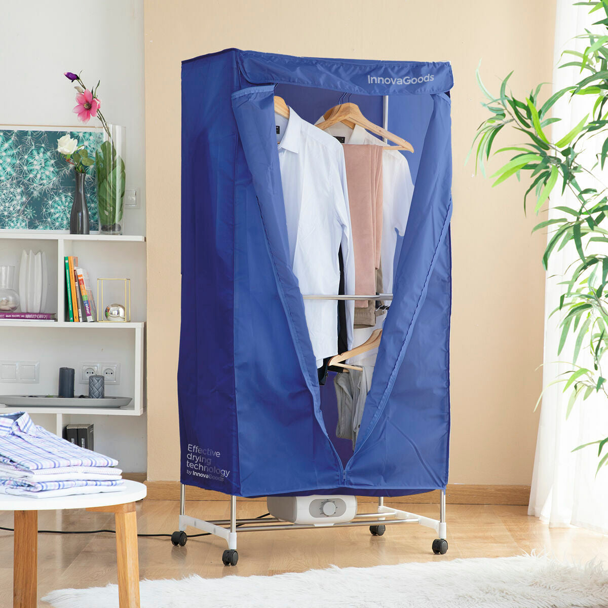 InnovaGoods Tragbarer elektrischer Wäschetrockner 1200 W