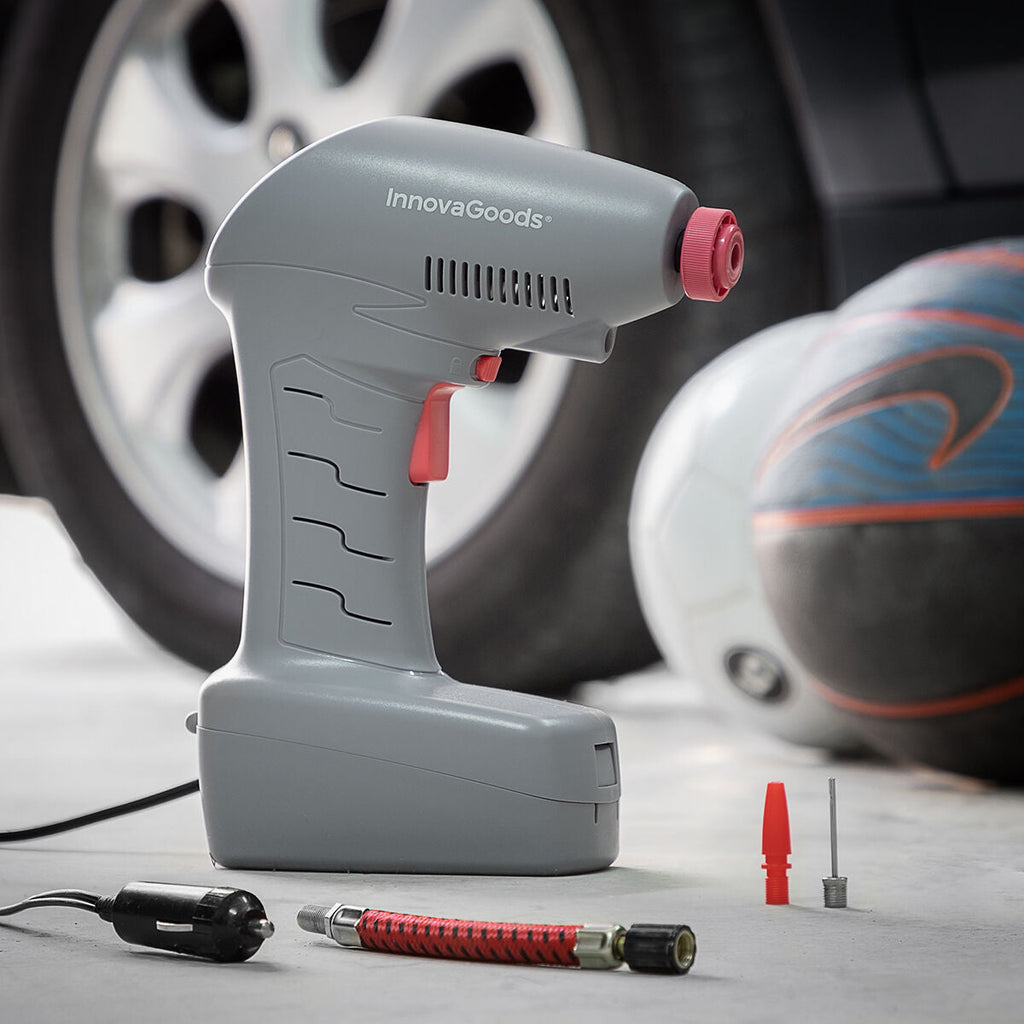 InnovaGoods Tragbarer Luftkompressor mit LED