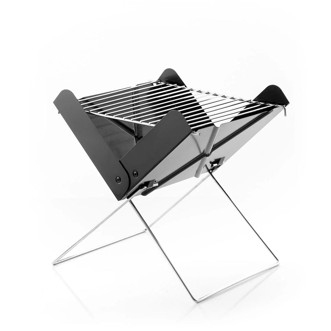 Tragbarer klappbarer Mini-Holzkohlegrill Foldecue – Detailansicht 4