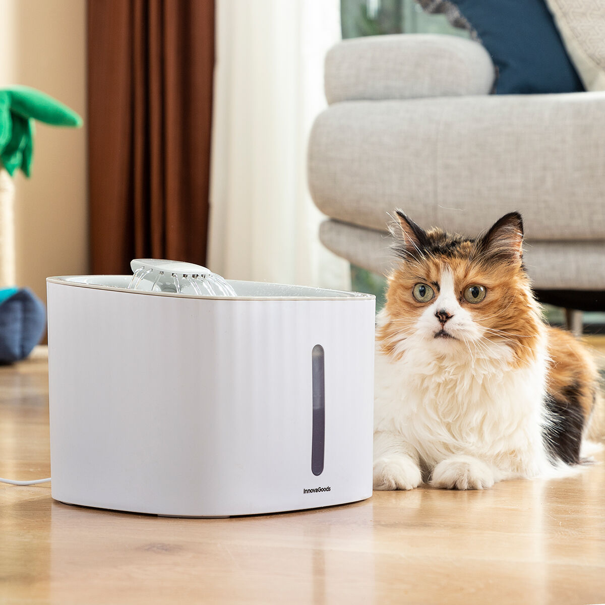 InnovaGoods Trinkbrunnen für Haustiere 3L leise