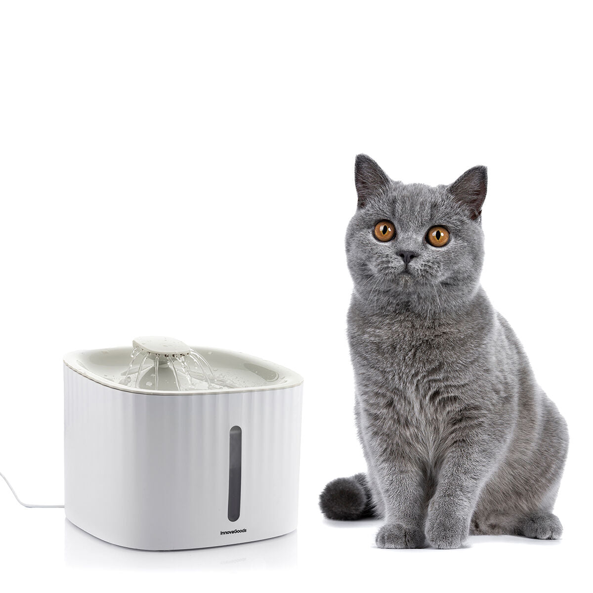 InnovaGoods Trinkbrunnen für Haustiere 3L leise