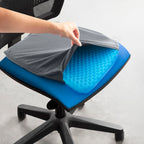 InnovaGoods Wabenförmiges Gelkissen – Ergonomisch Grau