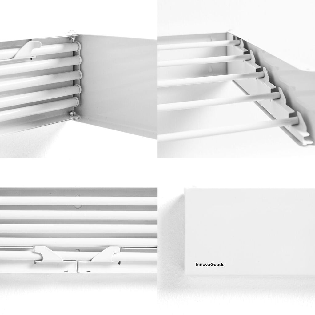 InnovaGoods Wand-Wäscheständer Dryva 80 klappbar