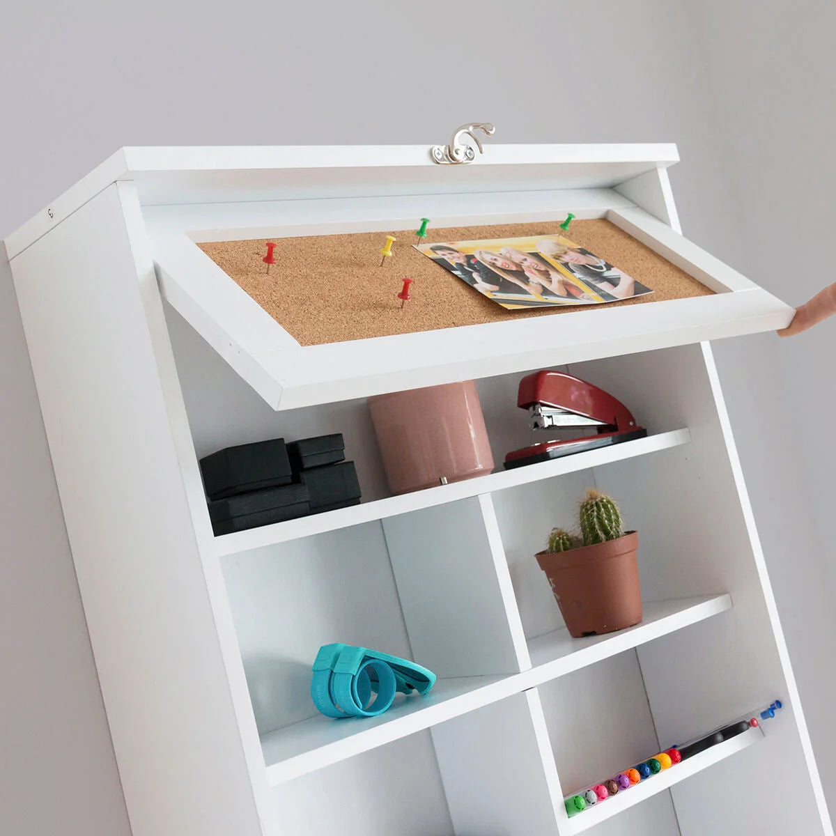 InnovaGoods Wand Woldy Klappschreibtisch platzsparend