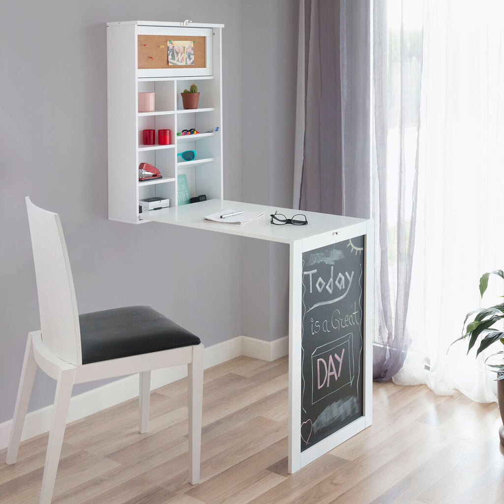 InnovaGoods Wand Woldy Klappschreibtisch platzsparend
