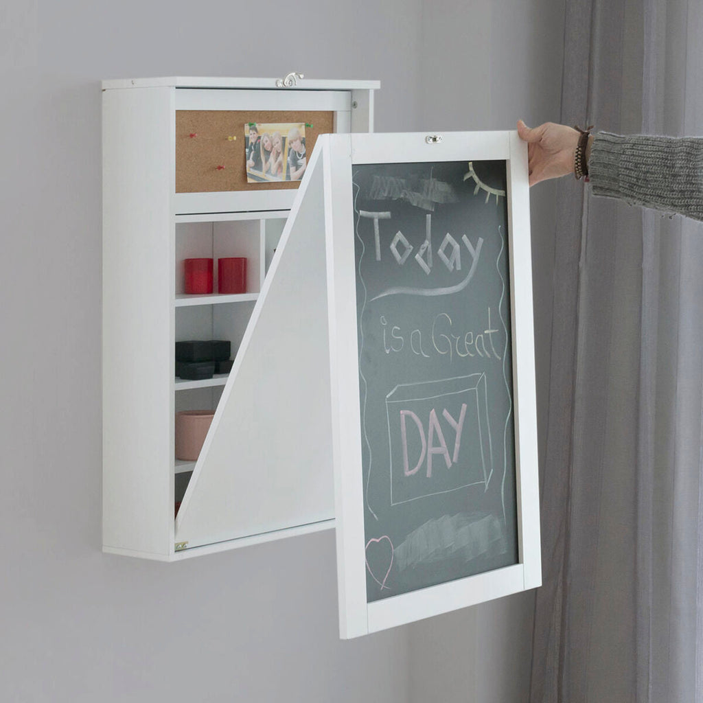 InnovaGoods Wand Woldy Klappschreibtisch platzsparend