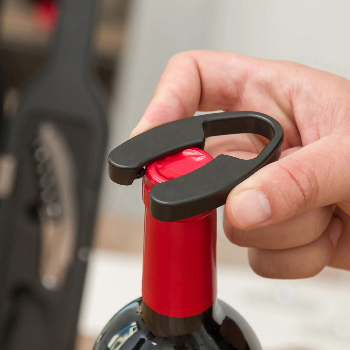 5-teiliges Weinzubehör-Set in Flaschenoptik – ausgewählte Produktansicht