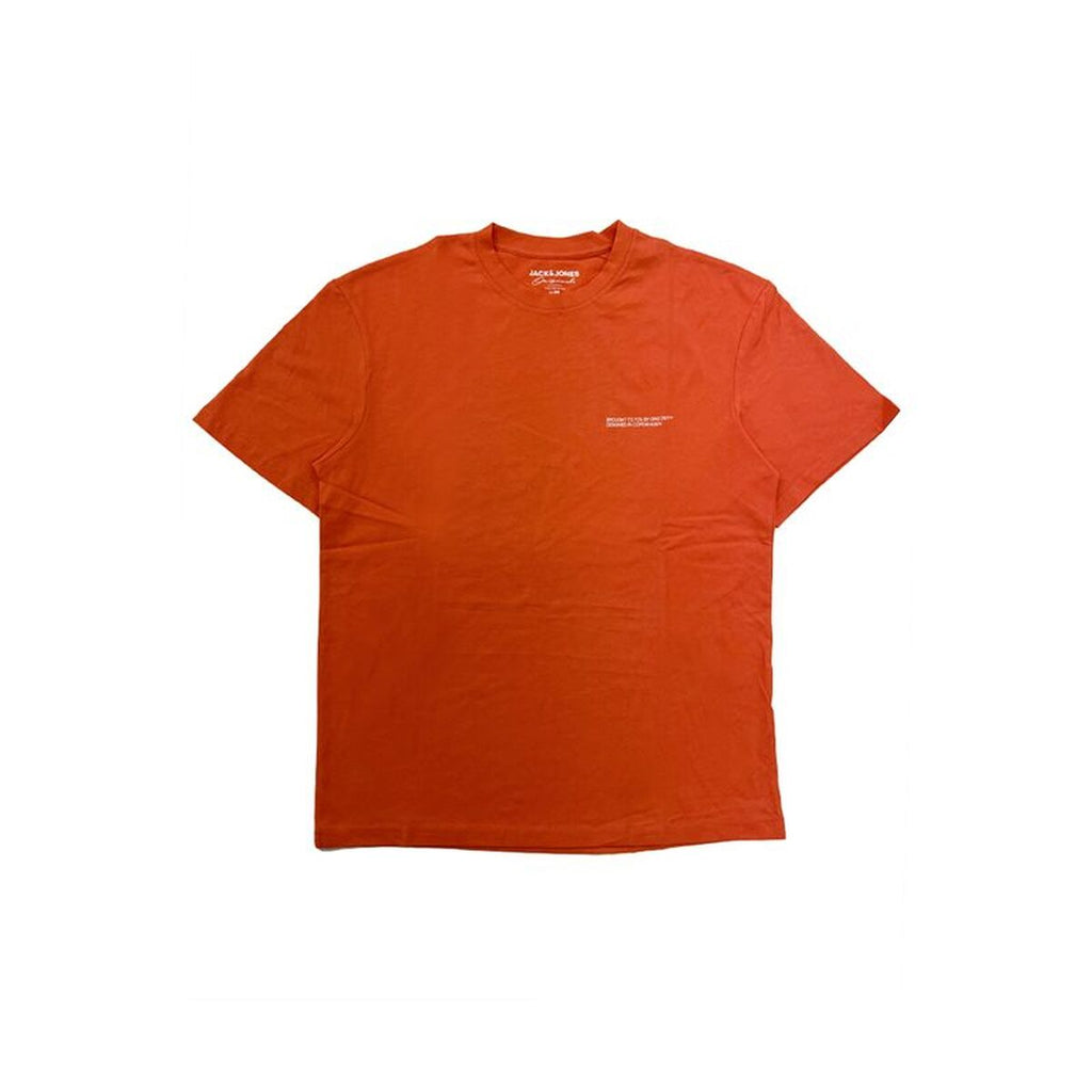 Jack Jones Jorvesterbro Back Tee Ss Crew Braun - Mode & Accessoires