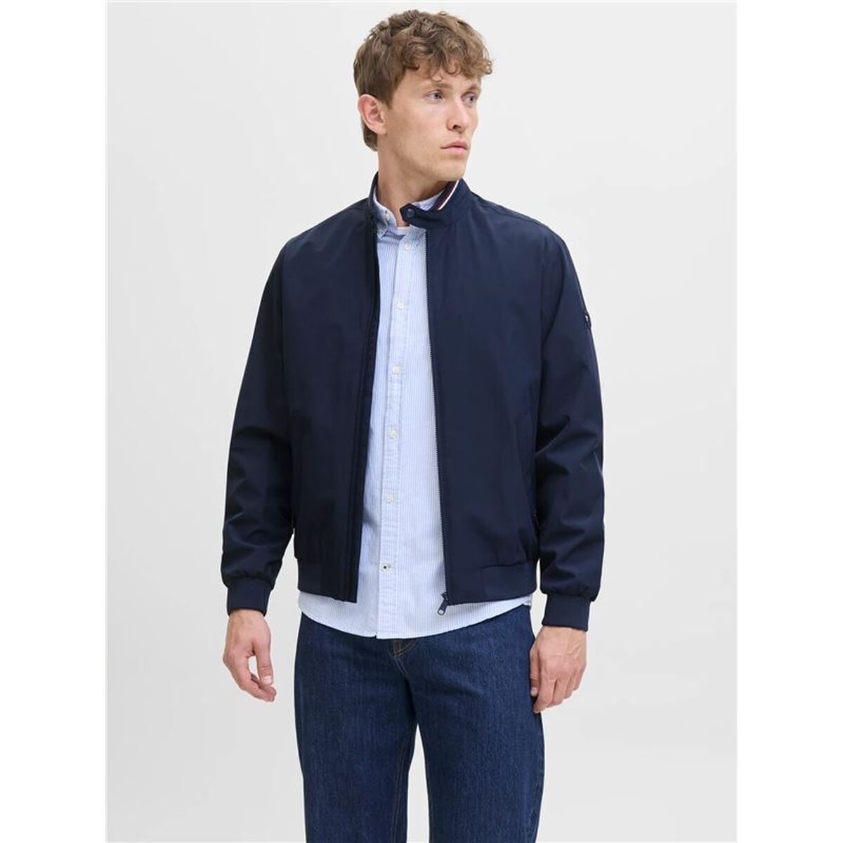 Jacke Jack Jones Jjbrook Bomber Dunkelblau Herren