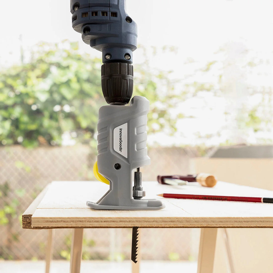 Jrill Stichsägen-Adapter für Bohrmaschinen – Detailansicht 1