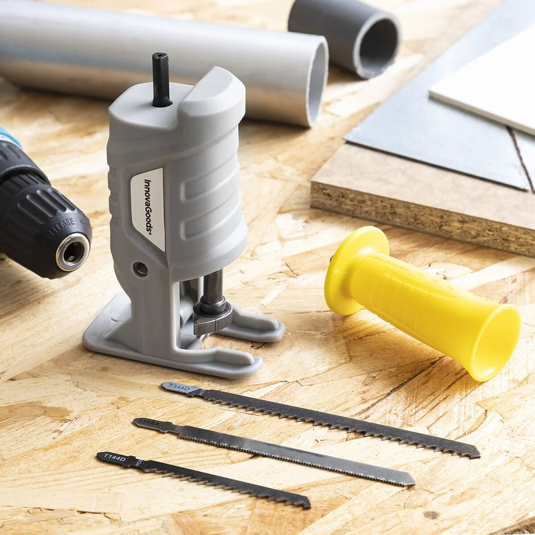 Jrill Stichsägen-Adapter für Bohrmaschinen – Detailansicht 3