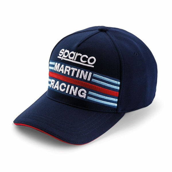 Kappe Sparco Martini Racing Blau Rot - Sport & Freizeit