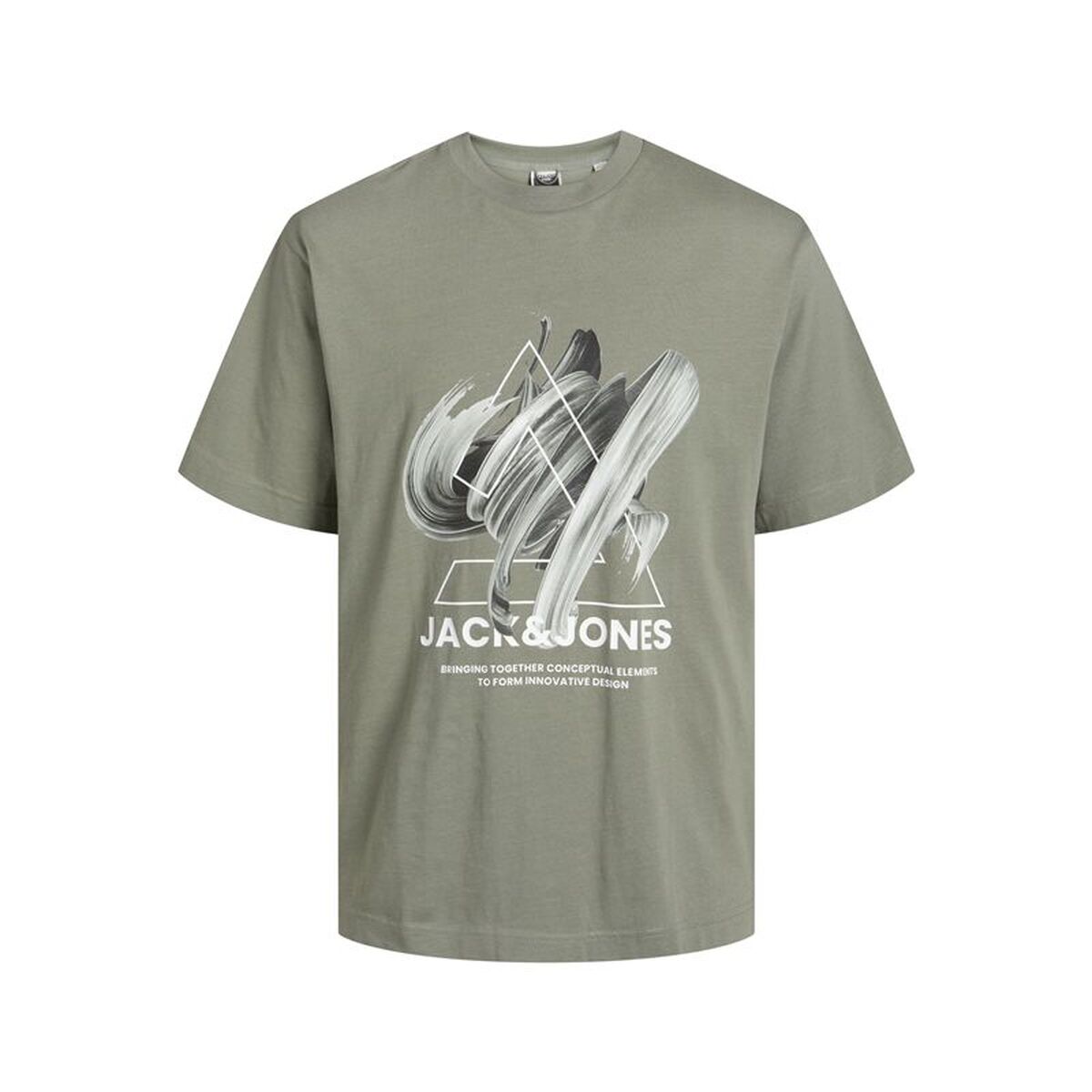 Kinder Jack Jones Jcotint Tee SS Crew Neck Khaki - Mode & Accessoires