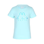 Kinder Kappa 36174CW-871 Himmelsblau T-Shirt - Sport & Freizeit