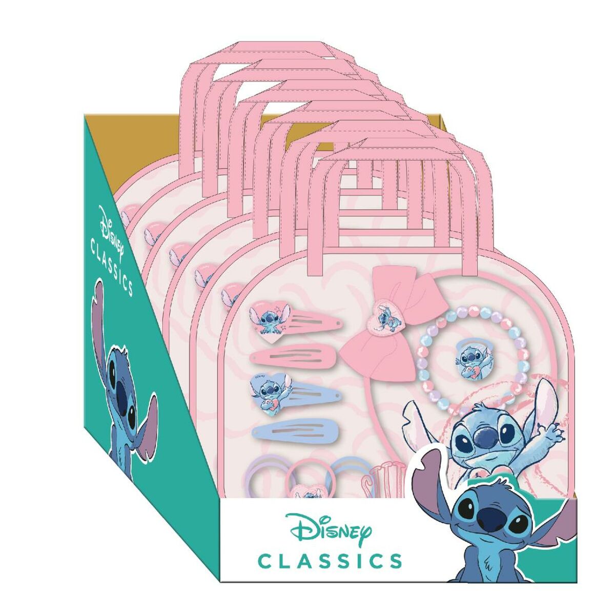 Kinderfrisierset Stitch Rosa für kleine Stylisten - Neuheiten