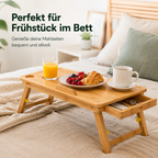 Beistelltisch aus Bambus, klappbar