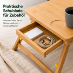 Beistelltisch aus Bambus, klappbar