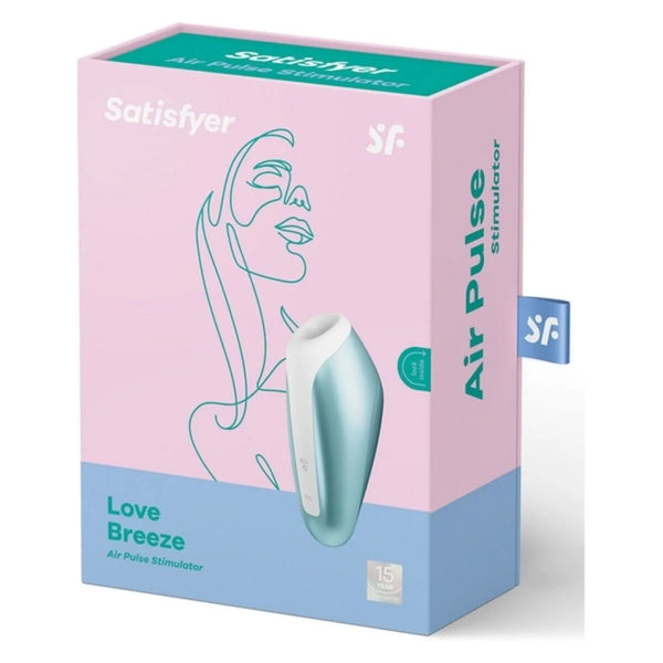 Klitoris-Sauger Love Breeze Satisfyer Air Plus Blau - Erotik Shop