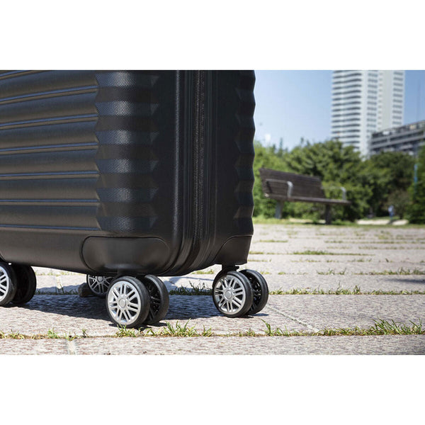 Kofferset Numada Upfly Schwarz (3 Stücke) – stilvoll reisen - Sport & Freizeit