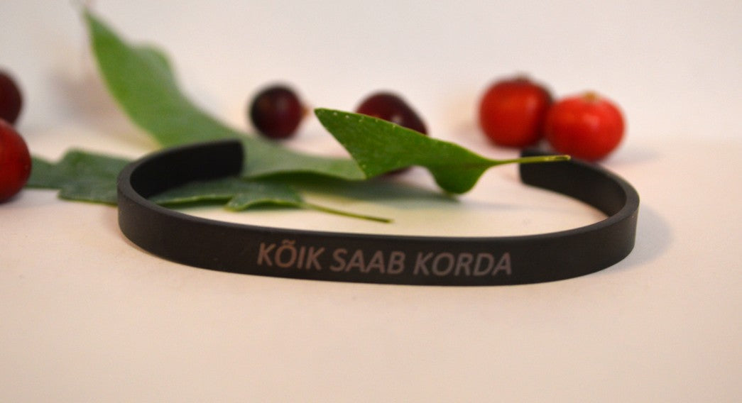 Herrenarmband „OMA SÕNUMIGA“ – Produktansicht 2