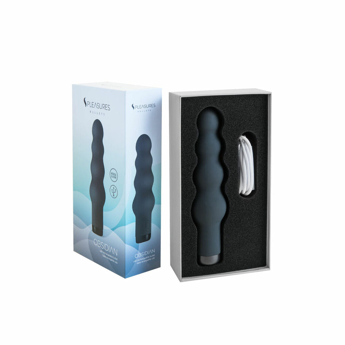 Kugelvibrator S Pleasures Schwarz – Aufladbar Spritzwasserbeständig
