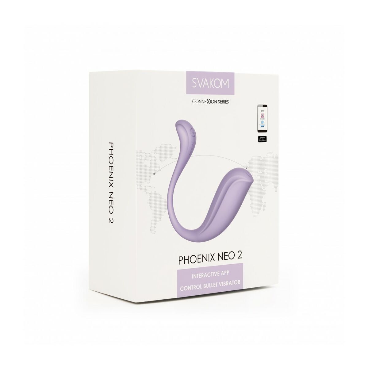 Kugelvibrator Svakom Lila ergonomisch mobile App