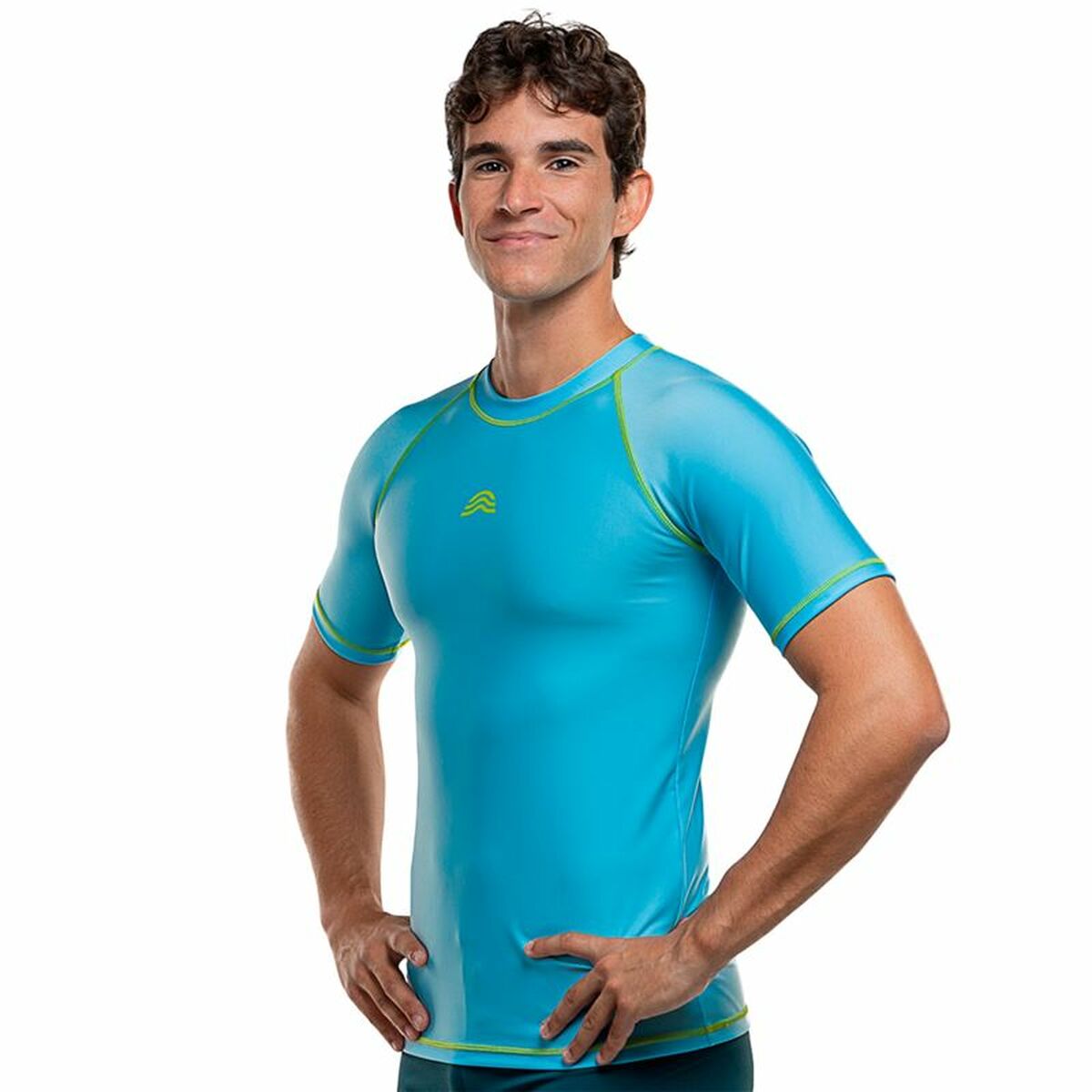 Kurzärmliges Sport T Shirt Aquarapid Aquarapida Blau