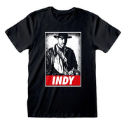 Indiana Jones Indy Unisex-T-Shirt Schwarz