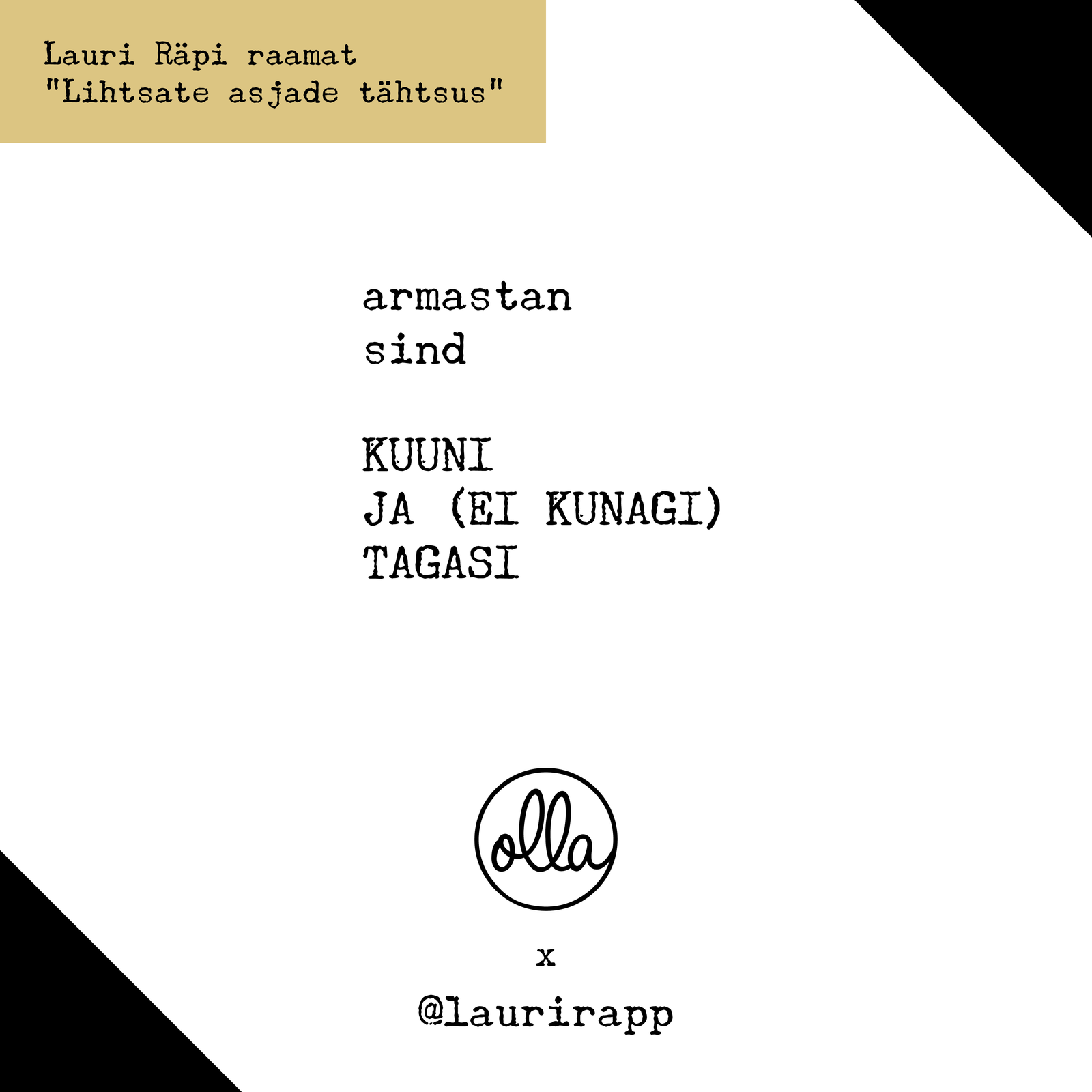 Herrenring „KUUNI JA EI KUNAGI TAGASI“ von Lauri Räpp – Produktansicht 2