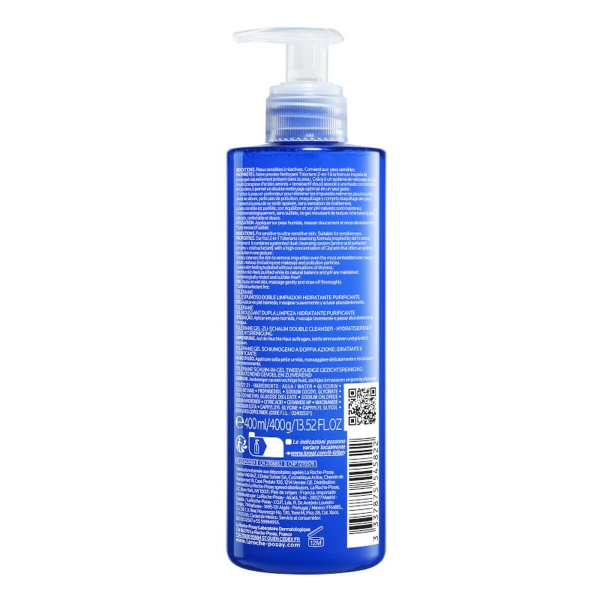 La Roche Posay Toleriane Gesichtsreinigungsgel 400ml