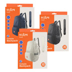 Lässiger Rucksack Scape Travel Blau Schwarz Grau - Mode & Accessoires