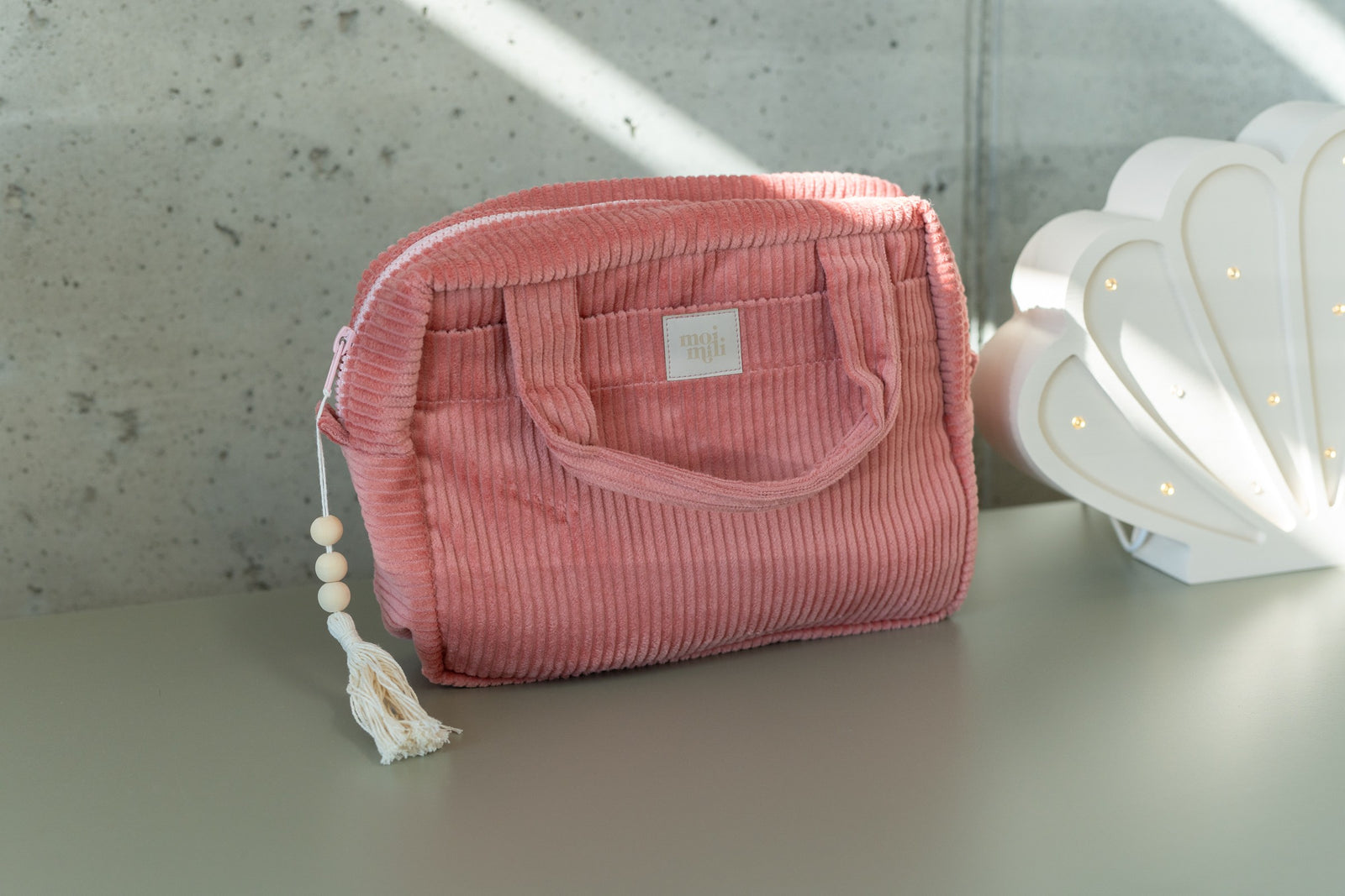 Große Kosmetiktasche – Koralle – Produktansicht 2