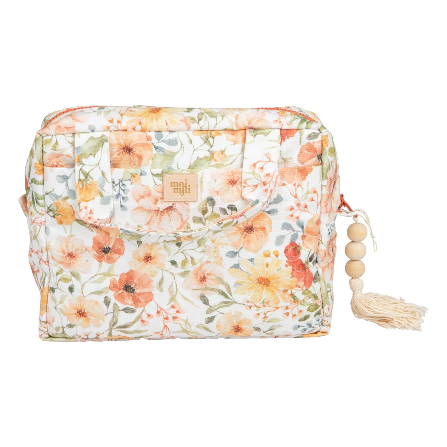 Große Kosmetiktasche – Flower Power