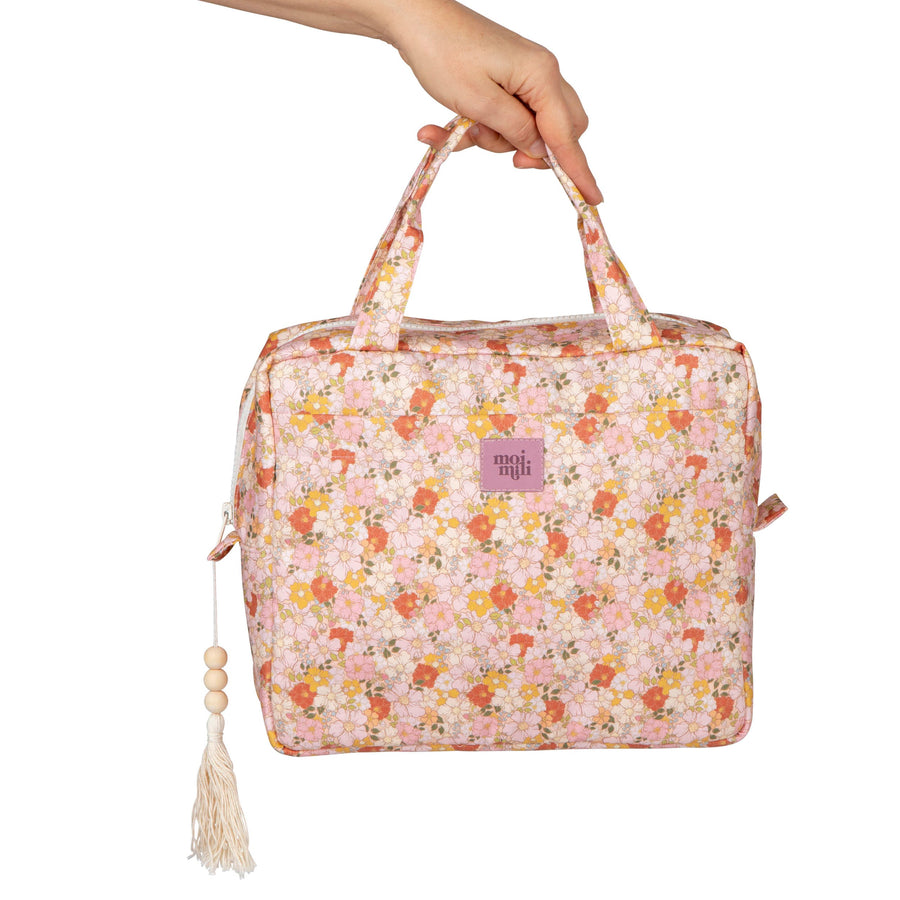 Große Kosmetiktasche – Spring Garden