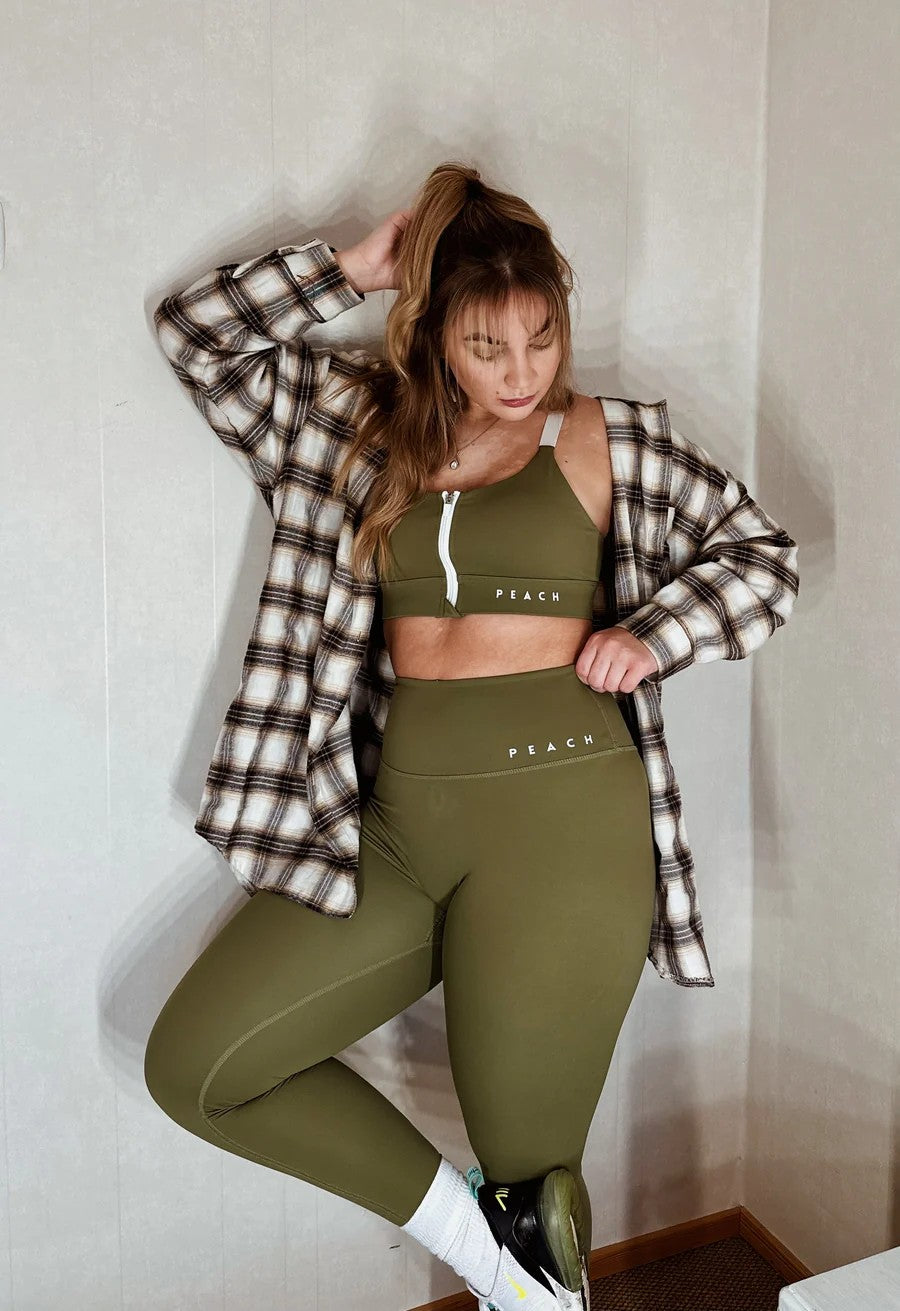 Leggings „Olive Green“ – Detailansicht 3